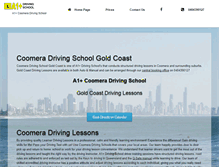 Tablet Screenshot of coomeradrivingschool.com